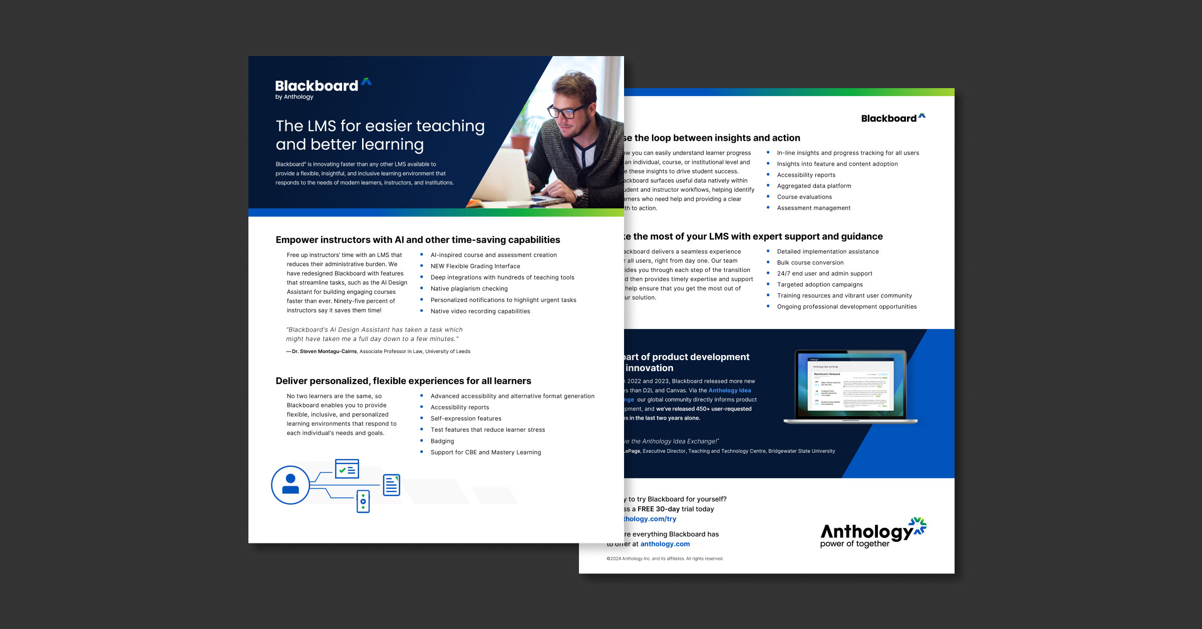 Blackboard: The LMS for easier teaching and better learning 
