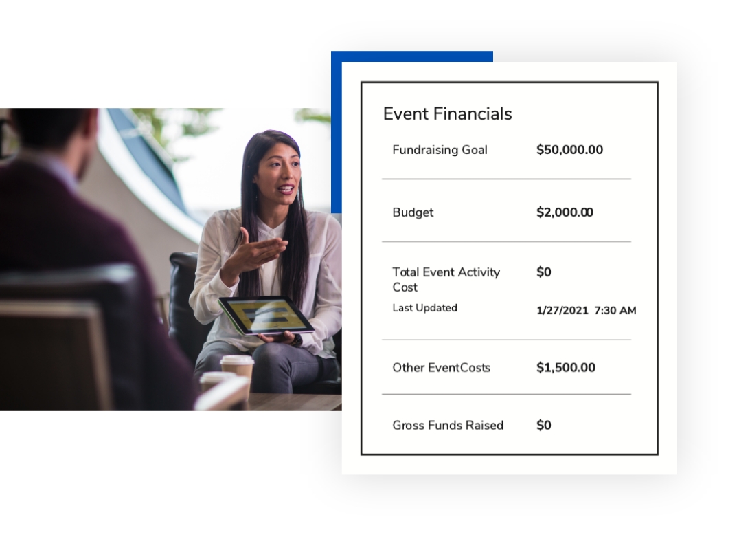 Event Financials Dashboard